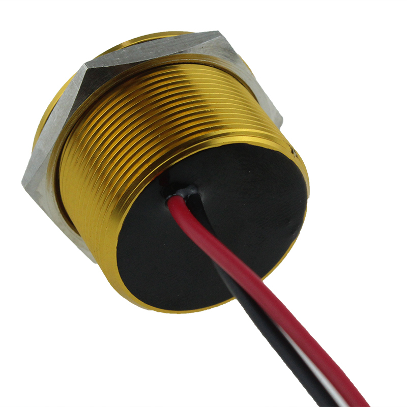 Piezo Push Waterproof Flat Head 1NO Button Touch Latching 24V Ip68 Piezo Switch