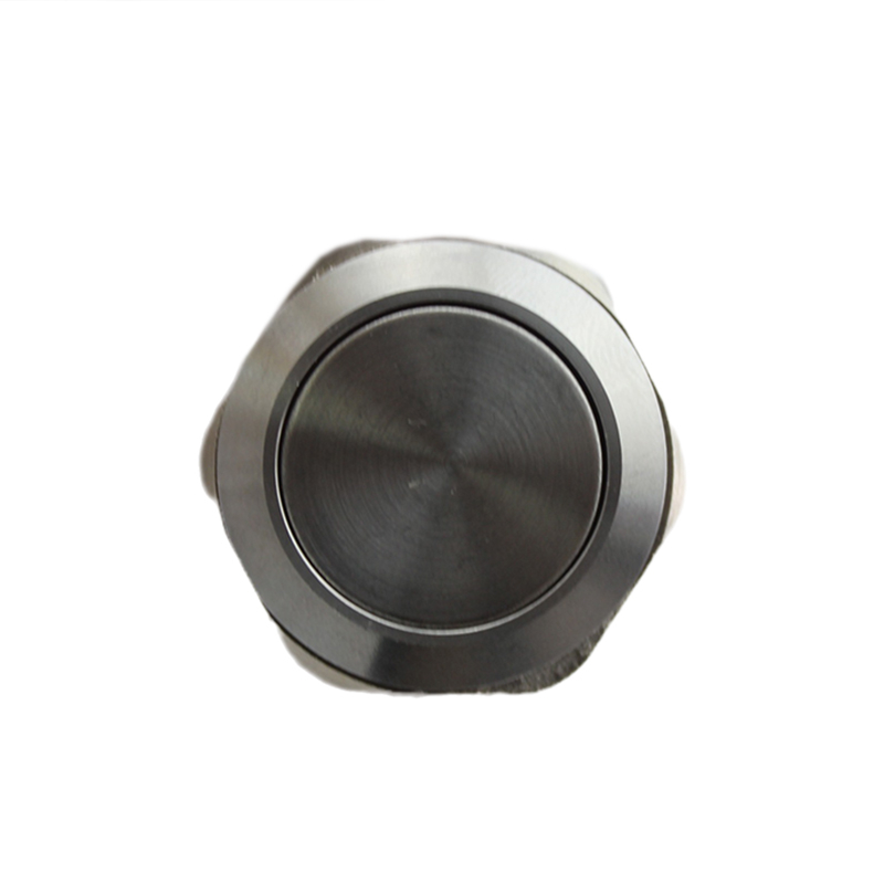 19mm IP67 Flat Momentary Or Maintained Waterproof Stainless Steel Metal Push Button Switch