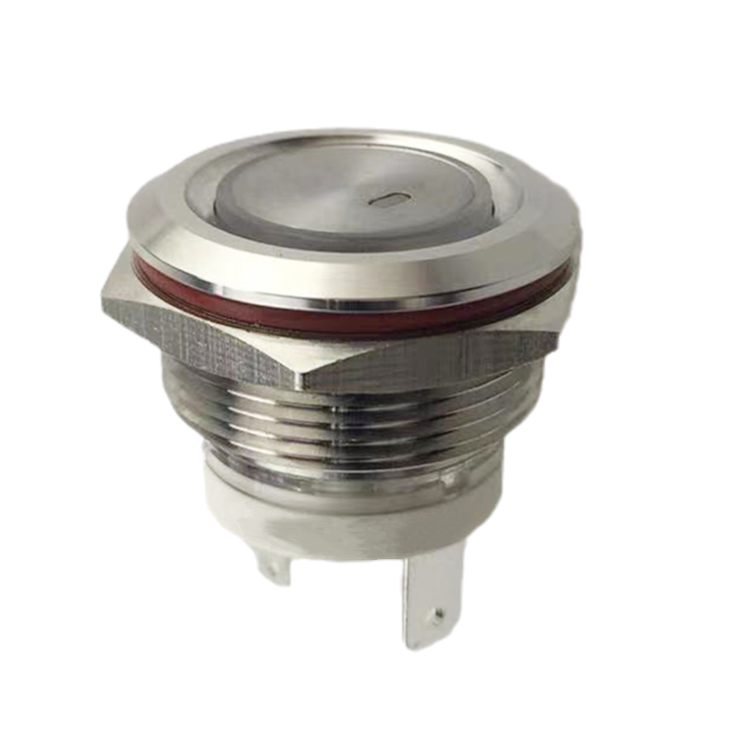 22mm MAX Current 16A Metal Push Button Switch Waterproof IP65 Momentary with LED Light