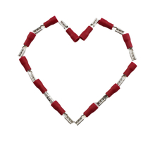 Double Crimp Female Disconnectors Auto Terminal Connector FDD1.25-110 FDD Insulated Cold Press Terminal