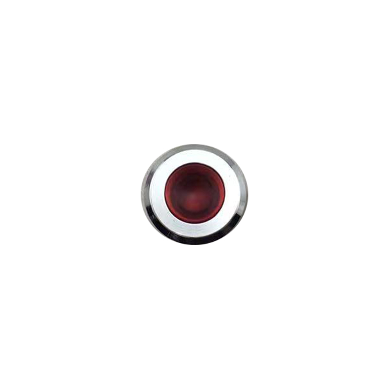ABI12C-P1 12mm LED Red IP67 Brass Type Indicator Light