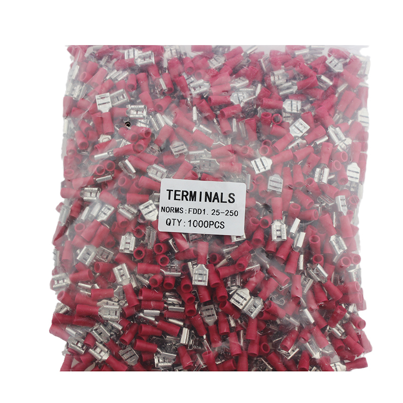 22-16AWG Wire Connector Terminal Plug Female Insulated Electrical Crimp Wire Splice Insulation Terminal