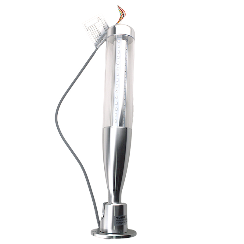 LTA-3-D-C 24VDC waring light RGB 3COLORS steady light with buzzer, Aluminium