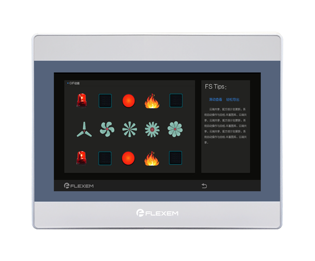 Flexem FE9100WE 10.1" Resistive Touchscreen HMI Human Machine Interface