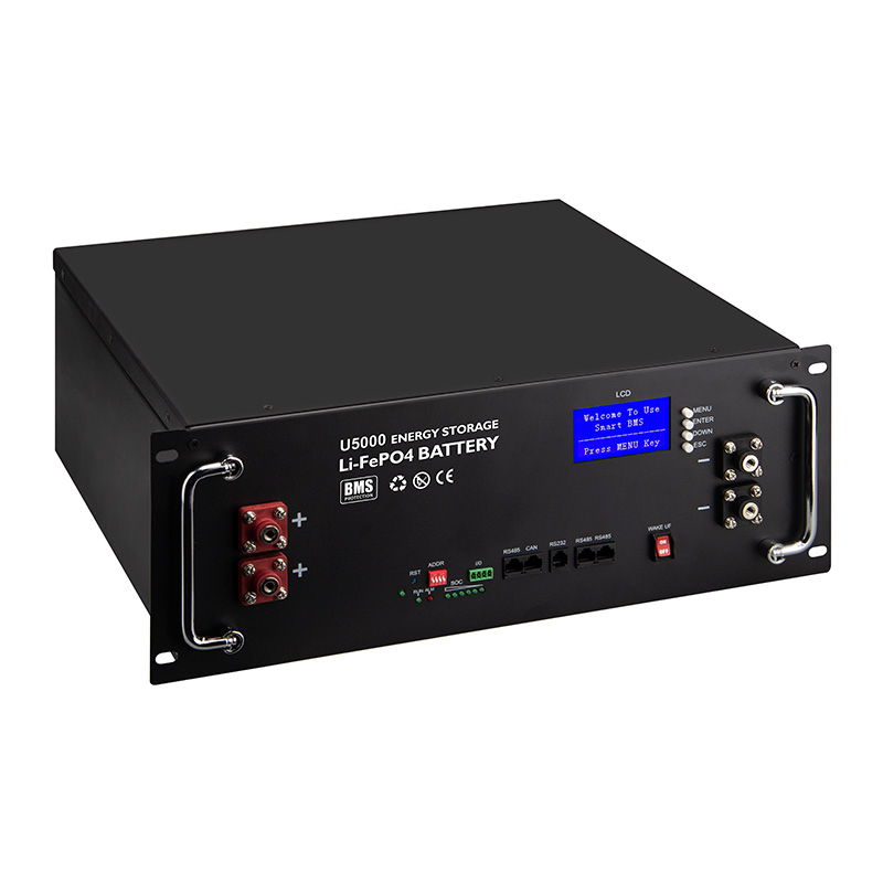 SBS-100AH Lithium Energy Storage Battery 100ah 48v Lifepo4 Battery Solar Battery 4.8kwh with digital display