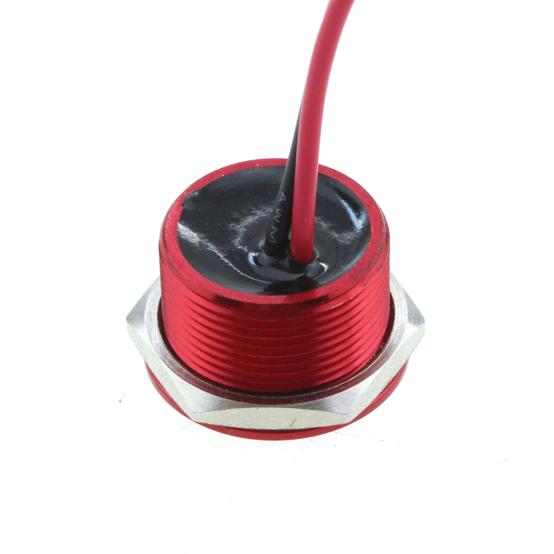 Waterproof Piezo Switch Flat Head Aluminum Momentary Piezo Switch