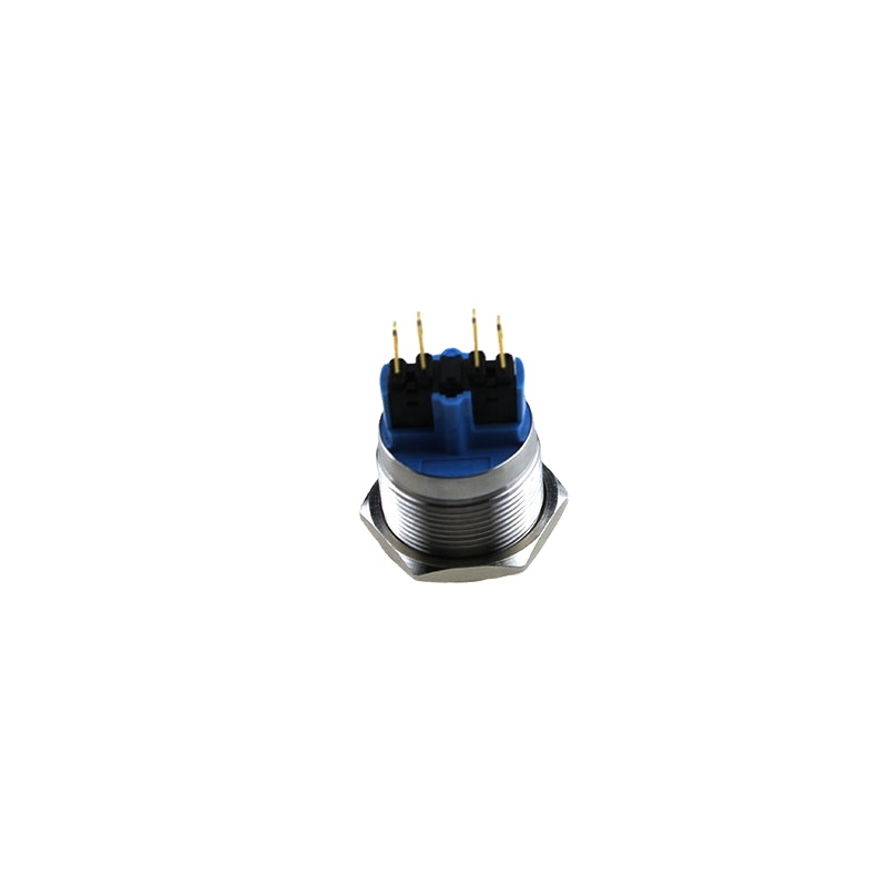 ABS22S-P11 22mm Maintained Type Metal Push Button Switch with LED lamp