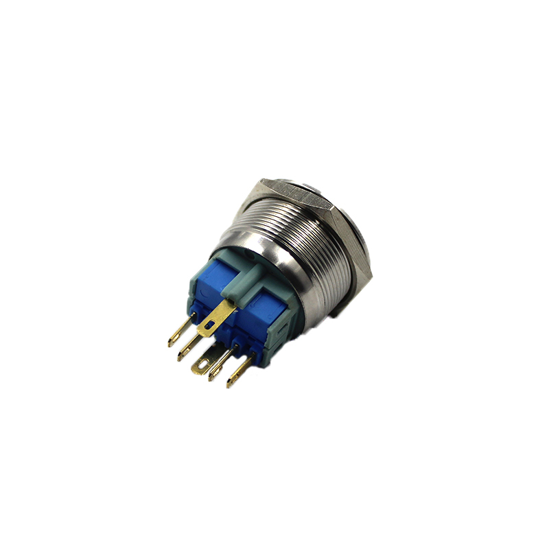 25mm IP67 Momentary metal push button push button starter switch mechanical momentary push button