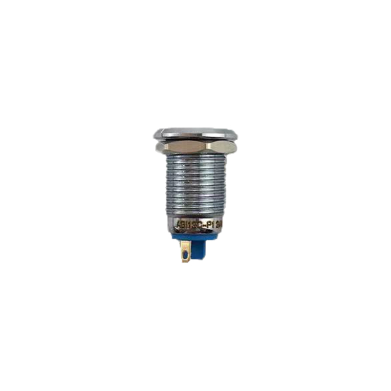 ABI12C-P1 12mm LED Red IP67 Brass Type Indicator Light
