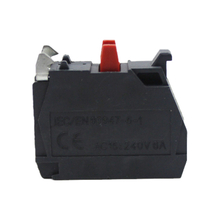 Contact Element Push Button Parts LAY4 Series No/Nc with Red Contact Base