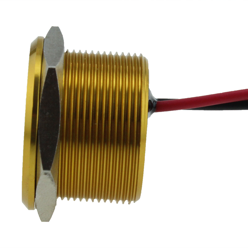 Piezo Push Waterproof Flat Head 1NO Button Touch Latching 24V Ip68 Piezo Switch
