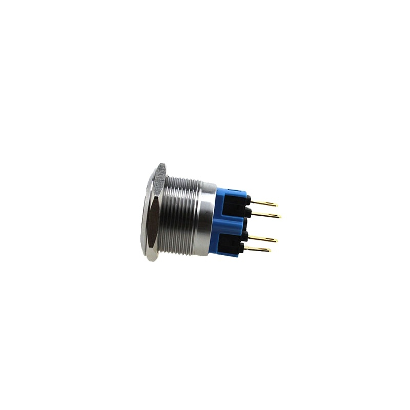 ABS22S-P11 22mm Maintained Type Metal Push Button Switch with LED lamp