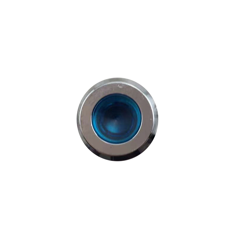ABI12C-P1 12mm LED Blue IP67 Brass Type Indicator Light