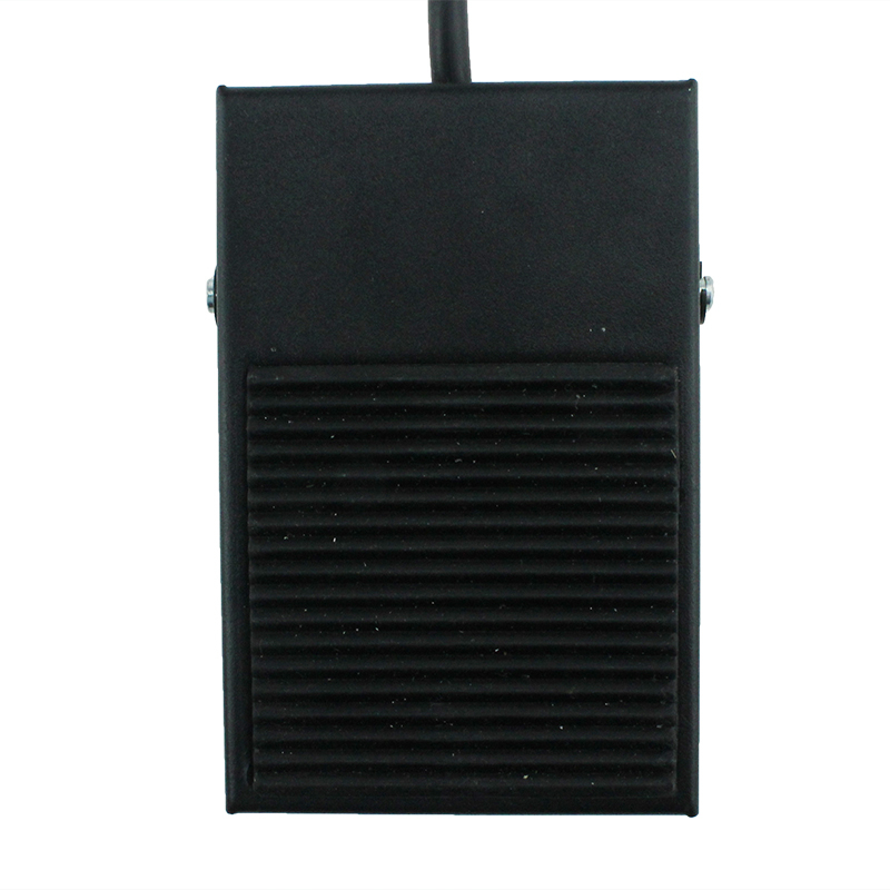 FS-1 TFS Iron Shell Light Electric Foot switch Pedal Switch with 1 meter cable