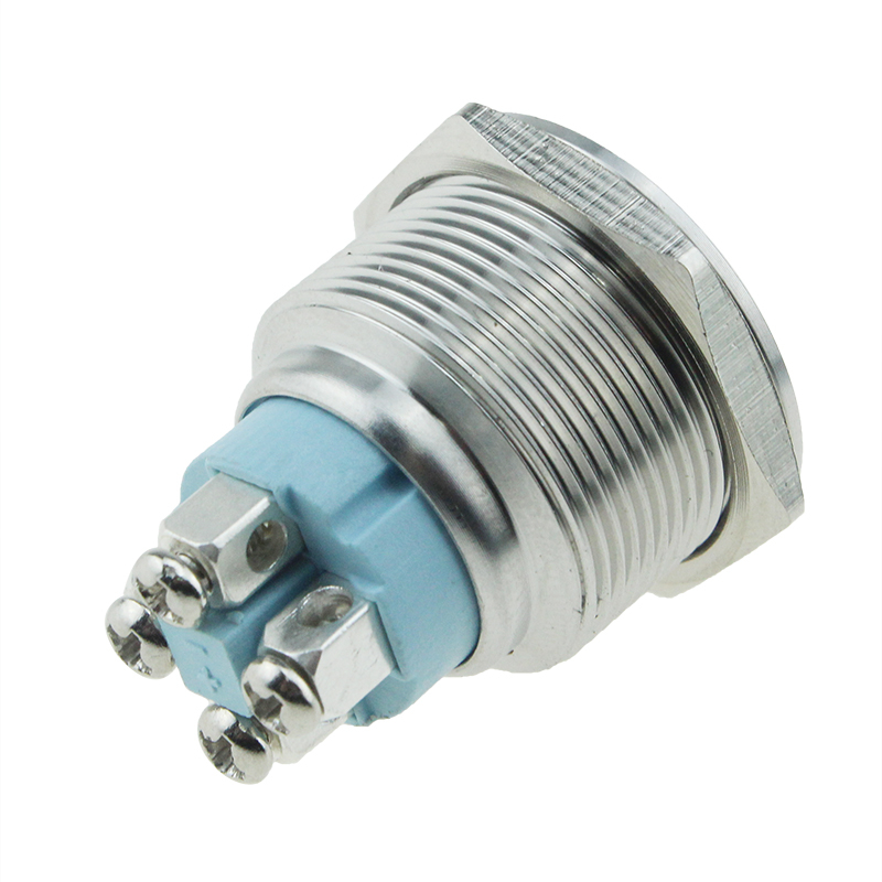 Metal push button JS22F-11E-W-12V-S Selevator equipment waterproof LED button