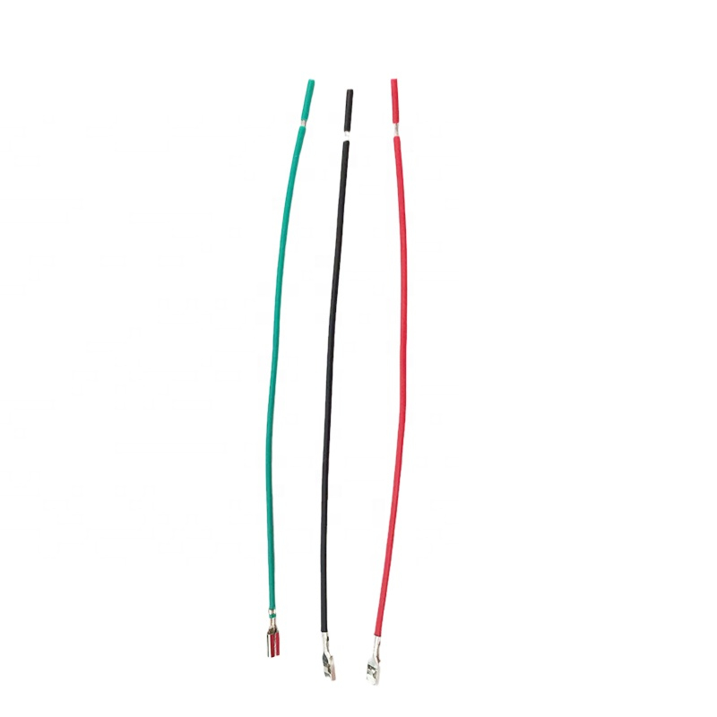 Wire for Metal Push Button 12mm, 16mm, 19mm, pin Terminal 15cm Wires Red, black, green with Terminal