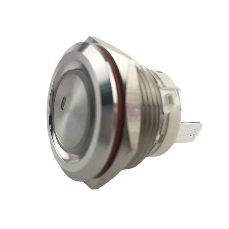 22mm MAX Current 16A Metal Push Button Switch Waterproof IP65 Momentary with LED Light