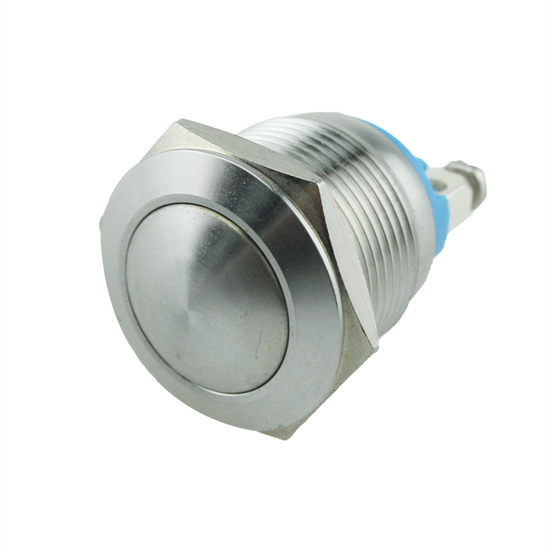 JS19B-10S Half Ball Metal Switch 19mm Stainless Steel Push Button
