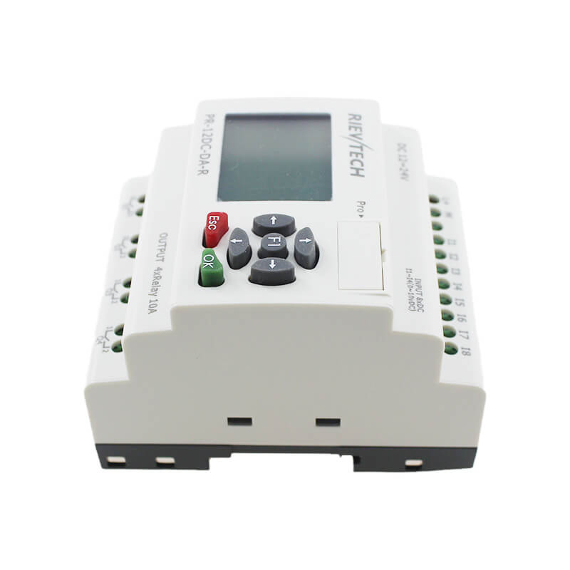  RIEVTECH Micro PLC PR12-DC-DA-R Mini PLC with Non-expandable Programmable logic controller 