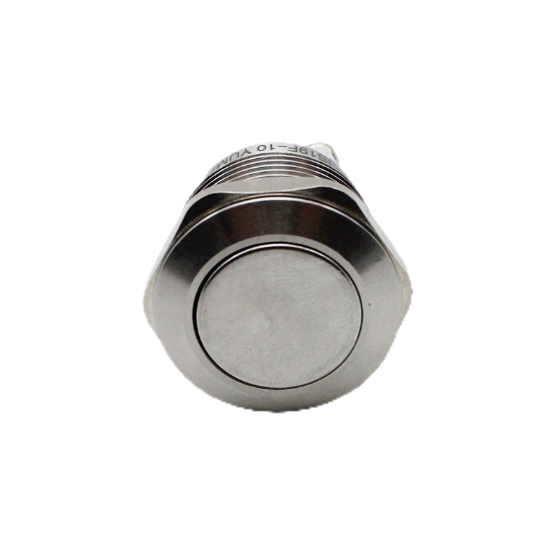 19mm Metal Push button JS19F-10 stainless steel flat round