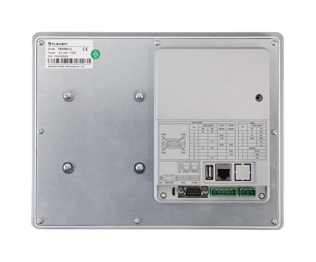 Flexem FE9100WE 10.1" Resistive Touchscreen HMI Human Machine Interface