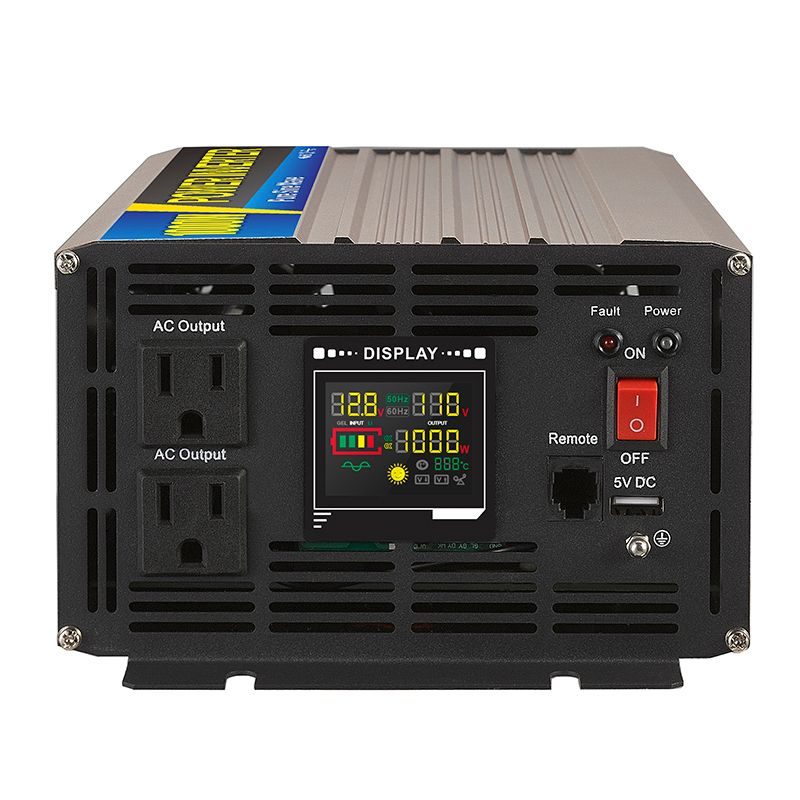 Pure Sine Wave Inverter SGPE 1500w 12/24/48VDC (Color display and remote control is optional)