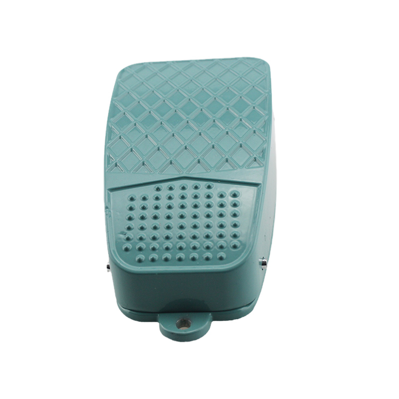 FS-3 Pedal switch foot switch single in green foot switch , without cable, Silver contact Self-locking