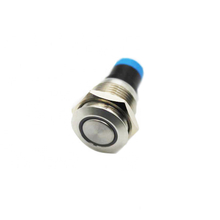 ABS16S-P11-E Illuminated Switches Flat Round Waterproof metal Push Button