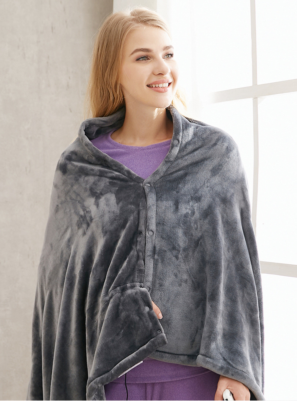Electric Blanket USB Multi-function Adjustment Low Pressure Heating Blanket Warm Blanket for Convenient Travel