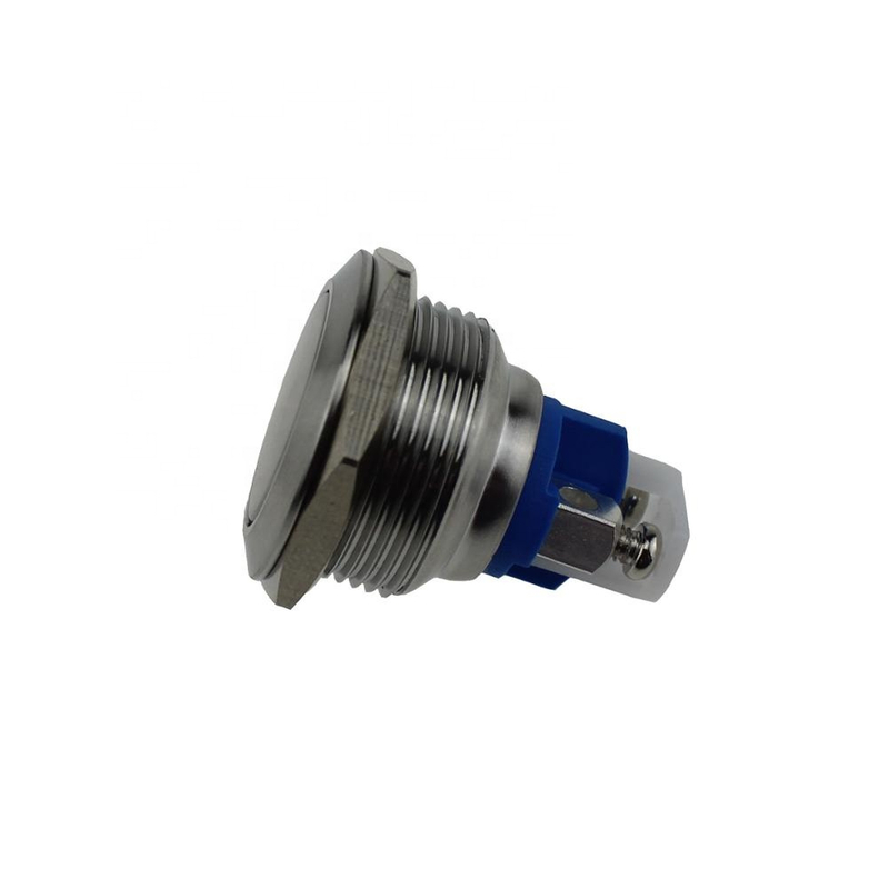 Hot sale 19mm ABS19F-P0 stainless steel flat metal push button