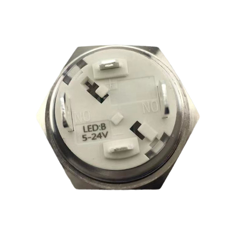 22mm MAX Current 16A Metal Push Button Switch Waterproof IP65 Momentary with LED Light