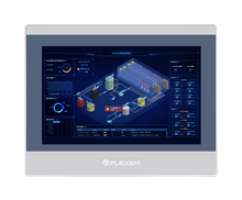 Flexem FE6100W HMI 10.1” 16:9 TFT LCD Resistive Touchscreen Human Machine Interface Resolution 1024×600