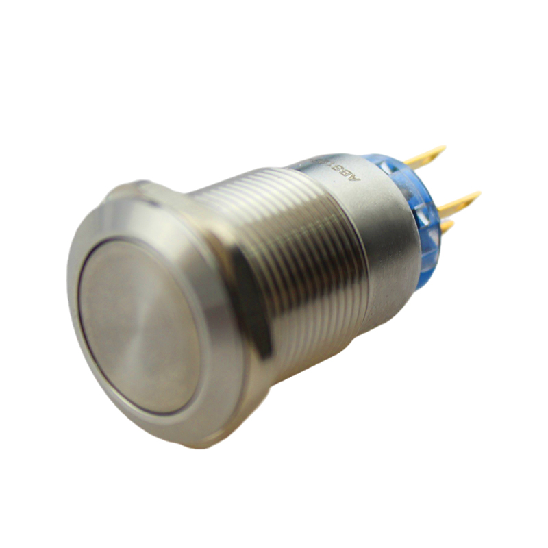 19mm 2NO 2NC Waterproof Stainless Steel Metal Push Button Switch