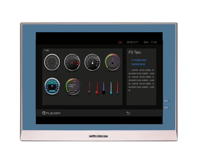Flexem FE9121M HMI Human Machine Interface 12.1” Resistive Touchscreen 4:3 TFT LCD