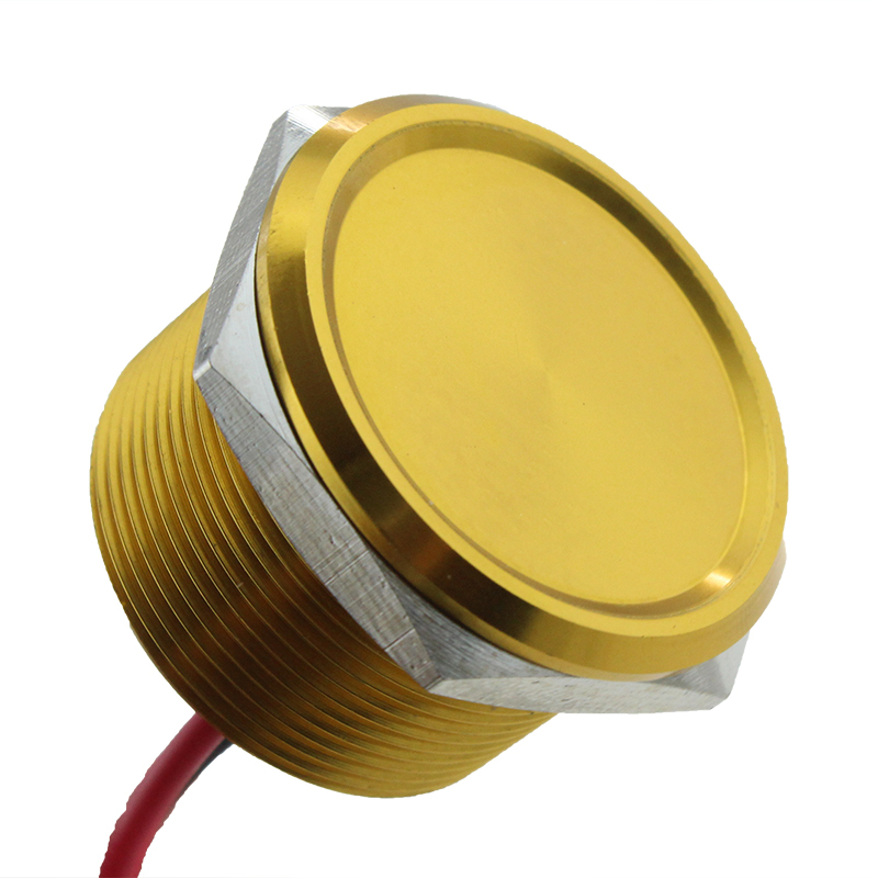 Piezo Push Waterproof Flat Head 1NO Button Touch Latching 24V Ip68 Piezo Switch