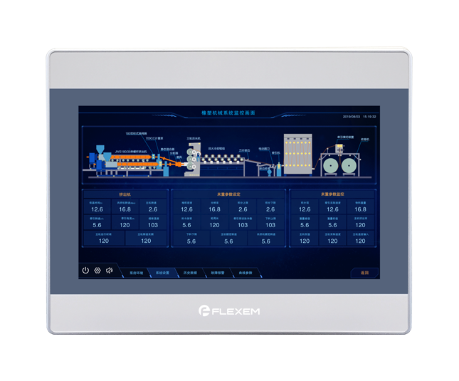 Flexem FE6100M HMI 10.1” 16:9 TFT LCD Resistive Touchscreen Human Machine Interface Resolution 1024×600