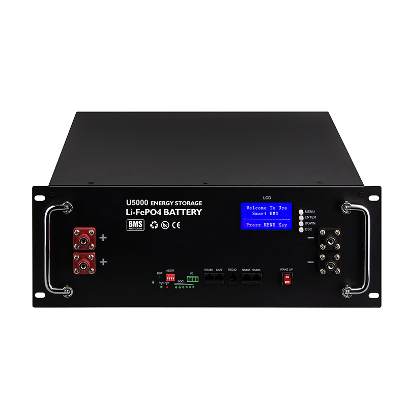 SBS-100AH Lithium Energy Storage Battery 100ah 48v Lifepo4 Battery Solar Battery 4.8kwh with digital display