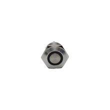16mm ABS16S-P1-E Ring Red LED IP67 Metal Push Button