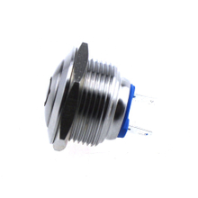 19mm ball Head IP67 doorbell Metal Push Button switch
