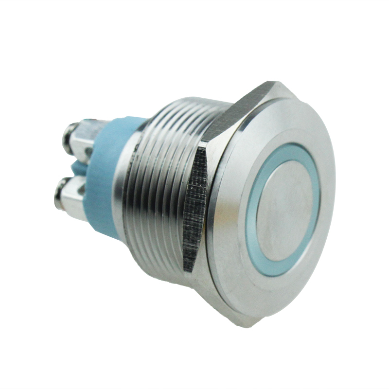Metal push button JS22F-11E-W-12V-S Selevator equipment waterproof LED button